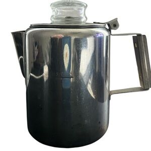 18-8 Stainless Steel Percolator 3 Cup Great for Camping or Power Outage